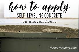 Get the home builder 7kg floor leveler at your local home hardware store. Using Self Leveling Concrete With Two Inches To Fix