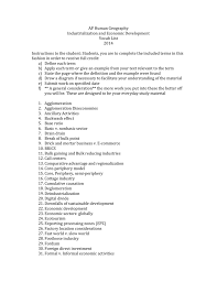 In ap® human geography, unit 6 covers the development of industrialization and the economic development of states across the world. Ap Human Geography Topic 6 Vocab