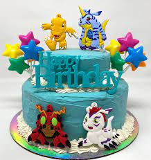 Digimon Happy Birthday Cake Topper Set ~ BRAND NEW ~ Featuring Tentomon |  eBay