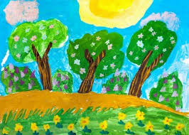 Image Result For Children S Drawing Of Forest Childrens Drawings Drawings Painting
