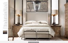 Mirrors Over Nightstands Art Over Headboard Restoration Hardware Bedroom Bedroom Interior Bedroom Design