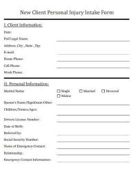 Academic intake forms generally require elaborate details about your study and academic experiences. Free 10 Legal Client Intake Form Samples In Pdf Ms Word
