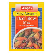 Basil · 4 1/4 tbsp. Save On Adolph S Meal Makers Beef Stew Mix Packet Order Online Delivery Giant