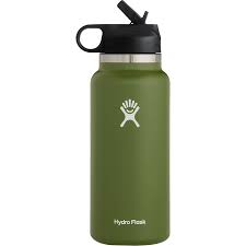 32oz Wide Mouth Water Bottle With Straw Lid 2 0 In 2021 Wide Mouth Water Bottle Water Bottle With Straw Hydroflask