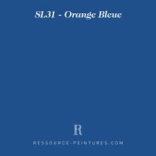 Sl31 Orange Bleue Peinture Ressource Sarah Lavoine Bleu Sarah Lavoine