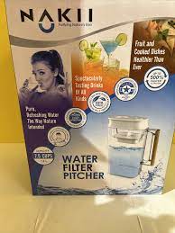 Nakii Water Filter Pitcher - Long Lasting 200 Gallons, Supreme Fast  Filtration a | eBay