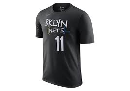 The bklyn nets chest logo moves away from its. Nike Nba Brooklyn Nets Kyrie Irving City Edition Tee Black Price 32 50 Basketzone Net