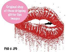 Red Dripping Lips Wall Art Red Glitter Lips File For Etsy In 2021 Dripping Lips Glitter Lips Clip Art