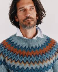 Glacier Brushed Fair Isle