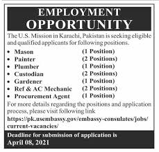 Access all our member career resources, get tailored job alerts, and give your international development career a boost, for free! Us Mission In Karachi Jobs 2021 2021 Job Advertisement Pakistan