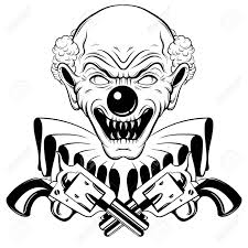 Maybe you would like to learn more about one of these? Vector Hand Getrokken Illustratie Van Boze Clown Met Geisoleerde Kanonnen Tattoo Artwork In Realistische Lijnstijl Portret Van Lelijke Clown Sjabloon Voor Kaart Poster Banner Afdrukken Voor T Shirt Label Textiel Zeer Gedetailleerde Schets Royalty