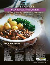 Asda Magazine November 2013 Asda Recipes Stewing Steak Food For Thought