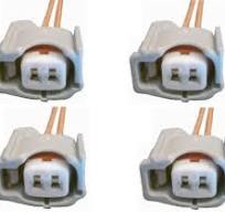 4x Connector 2-way 2 pin for Toyota Fuel Injector 90980-11875