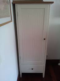 Bargain Ikea Wardrobe Visdalen Children S Shaker Style White Single Wardrobe Single Wardrobe Ikea Wardrobe Shaker Style