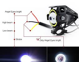 Wiring lutron diagram eye grafik bunn grx coffee manual dimmer ammirati brewers zone 10v parts qs schematic maker brewer. Big Sale 2x 125w U7 Store Motorcycle Angel Eyes Headlight Drl Spotlights Auxiliary Bright Led Bicycle Lamp Accesso Big Sale Angel Eye Headlights Car Headlights