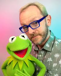 New Kermit the Frog replica made with frog Fuzzelle from Puppet Pelts