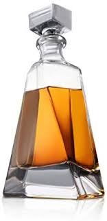 All wine decanters are unique in. Atlas Whiskey Decanter 22 Oz Crystal Modern Decanter Non Lead Small Liquor Decanter With Stopper Booze Decanter For Whiskey Bourbon Brandy Liquor And Rum Scotch Bar Container Buy Online