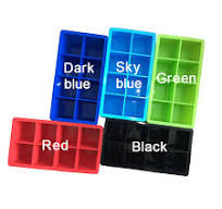 8/6/4Cell Large Ice Cube Mold MultiColor Square Ice Tray Mold Big Cubitera  Food Grade Silicone Tray Mold Ice Maker Ice Cube Tray - AliExpress