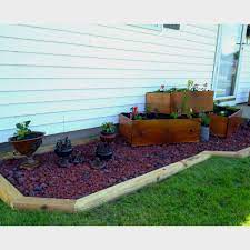 Pin By Melissa Huppert On My Style Diy Backyard Patio Landscape Timbers Front Yard Landscaping