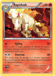 Pokémon go rapidash is a fire type pokemon with a max cp of 2782 , 207 attack, 162 defense and 163 stamina in pokemon go. Rapidash Pkmncards