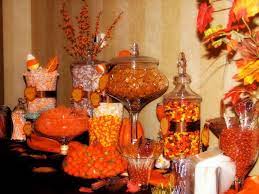 Pin By Brandy Degroat On My Wedding Candy Buffet Candy Buffet Wedding Orange Candy Buffet Halloween Candy Buffet