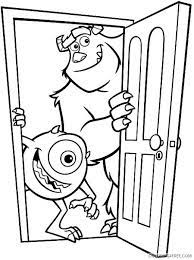 Select from 35870 printable coloring pages of cartoons, animals, nature, bible and many more. Monsters Inc Coloring Pages Sullivan Mike And Sulley Coloring4free Coloring4free Com