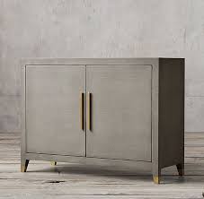 Rh S Graydon Shagreen Panel Double Door Sideboard Designed By Geoffrey Hawkes Our Collection Is Inspired By The Sumptu Double Doors Sideboard Designs Shagreen