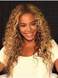 Beyonce Boucles Blonde Longue Sans Mode Shakira Beyonce Coiffure Coiffure Blonde Coiffure