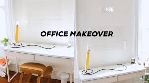 Thankfully, great home office design can help you focus. Diy Home Office Makeover Minimalist Office Decor Affordable Hacks Youtube