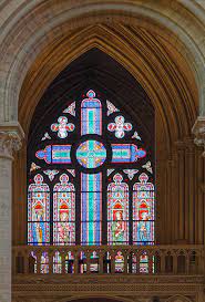 Approximately 5 tall and 3.25 wide, this cross can be hung in a window or used as a tree ornament. Cross Stained Glass Window Photograph By Sally Weigand
