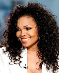Janet jackson's short to long hair transformation. Janet Jackson Deep Curly Custom Celebrity Lace Wig Lace Frenzy Wigs Hair Styles Curly Hair Styles Natural Hair Styles