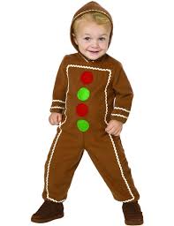 Child Gingerbread Man Costume Disfraz De Duende Navideno Disfraz Nino Navidad Trajes Navidenos