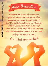 Noch viele jahre bester zeit und weiterhin ein frohes leben halte das schicksal ihr bereit. Postkarten Freundschaft Eine Freundin Spruche Beste Freundin Gedicht Zitate Zum Thema Freundschaft