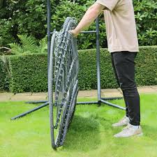 Maybe you would like to learn more about one of these? Eleanor Folding Double Hanging Egg Chair Cocoon In Grey 525 Garden4less Uk Shop