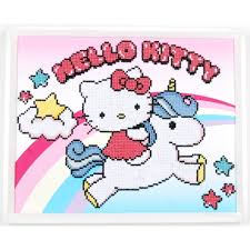 The official twitter account of hello kitty. Hello Kitty With Unicorn From Vervaco Diamond Painting Kits Casa Cenina