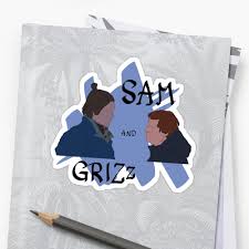 Have you ever used gearbubble? Sam And Grizz The Society Sticker By Scomerford19 Society Stickers Sam