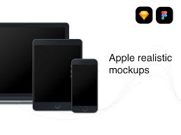 Apple Devices Realistic Mockups For Figma Template Freebie Mockup Figma