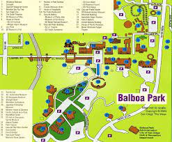Balboa Park San Diego California Balboa Park San Diego Balboa Park San Diego Map