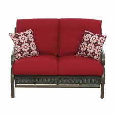 Home depot has several martha stewart living patio furniture on sale. Martha Stewart Living Cedar Island All Weather Wicker Patio Loveseat With Chili Cushion Air Conditioners Patio Furniture Pallet Lots More Consignment Auction 174 K Bid