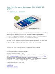 Maybe you would like to learn more about one of these? Cara Flash Samsung Gt S7270 Tanpa Pc Escolamar