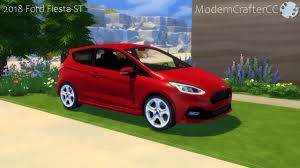 Modern Crafter CC — The Sims 4 - 2018 Ford Fiesta ST ~ Polycount:...
