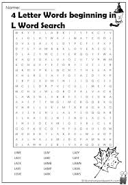 This article explains how to alphabetize in word, so you can save you loads of time and e. 4 Letter Words Beginning In L Word Search Monster Word Search Alphabet Words Kids Word Search Word Games For Kids