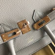 Hermes Reveal Gris Tourterelle Mini Birkin With Rose Gold Hardware Rose Gold Hardware Birkin Hermes