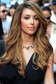 Brunette hair brown wig women kim kardashian hair how to make hair chocolate brown hair light brown hair fashion lace hair. Kim Kardashian S Makeup And Hairstyles Kim Kardashian Beauty Evolution Through The Years