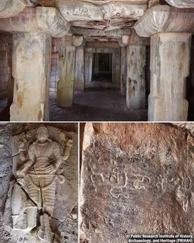 Archaeological Survey of India has discovered two Brahmi inscriptions at the Gundaram rock shelter in Telangana, providing new evidence on the region's early history and the Satavahana period. One inscription records that