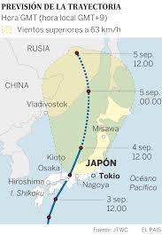 Mapas para viajar a japón sin perderte nada: Jebi Jebi El Tifon Mas Potente En 25 Anos Golpea Japon Internacional El Pais