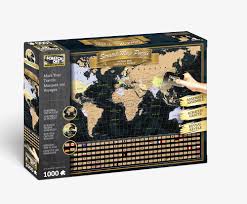 They're actually my favourite to do because i can enjoying completing twice as many designs as i would with the more readily available thousand piece ones. Clementoni World Map Poster Scratch Off Jigsaw Puzzle 500 Piece Buy Online At The Nile