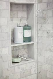 Niche Marble Shelf Approx 15 W X 27 H Dlp Interiors Bathroom Master Bathroom Shower Shower Niche Shower Remodel