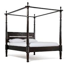 Black Metal 4 Poster Bed Keraton Carved Four Poster Bed Super King Size Bed Frames