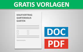 Zudem kann die vorlage auch für den kauf oder verkauf eines gebrauchten motorrollers genutzt werden. Kaufvertrag Gartenhaus Gartenlaube Garten Download Links Convictorius